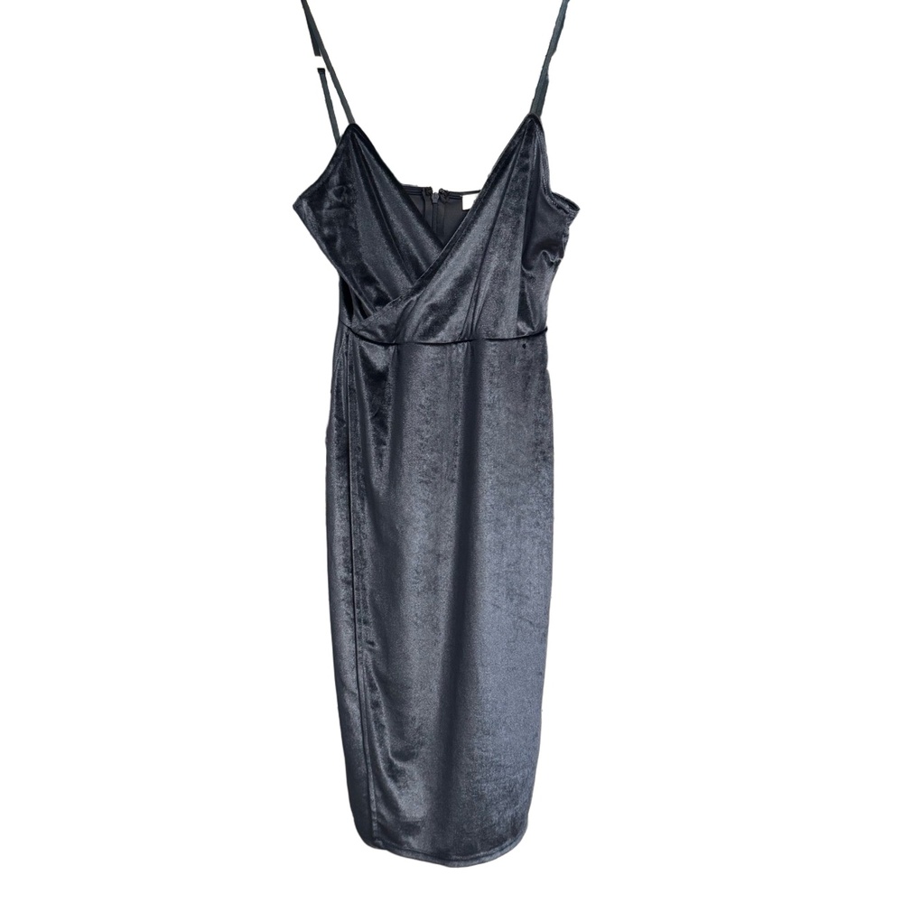 Rokoko Velour Grey Dress Size Small‎ Holiday Chic NWT